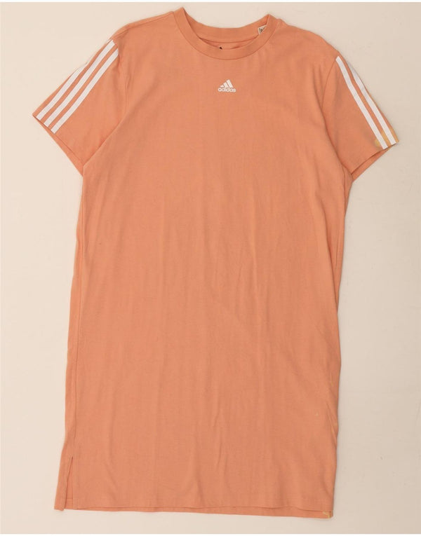 Adidas Vestido Camiseta Mujer UK 40/40 Grande Algodón Rosa
