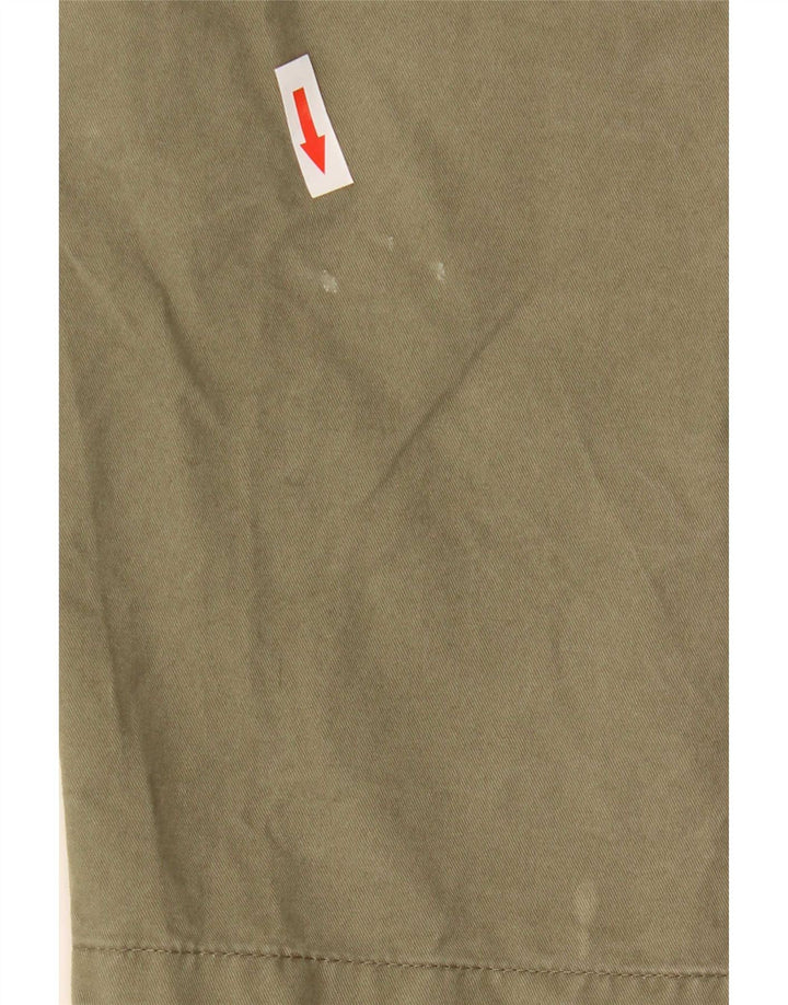 Marks & Spencer Pantalones cortos chinos para hombre W38 XL Algodón verde