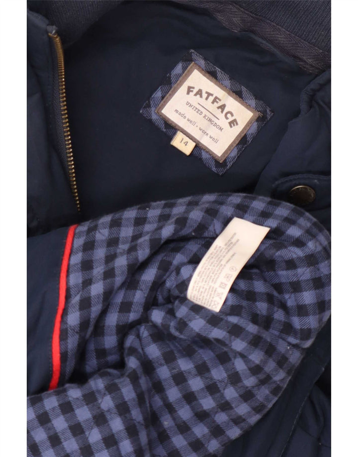 Chaleco acolchado para mujer Fat Face UK 44 Grande Poliéster azul marino