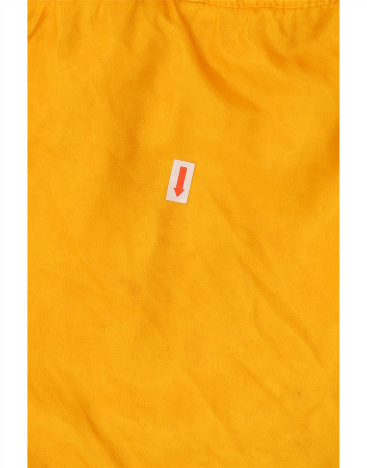 Chaqueta impermeable con capucha para hombre ACTIVE, talla 38, poliamida amarilla mediana