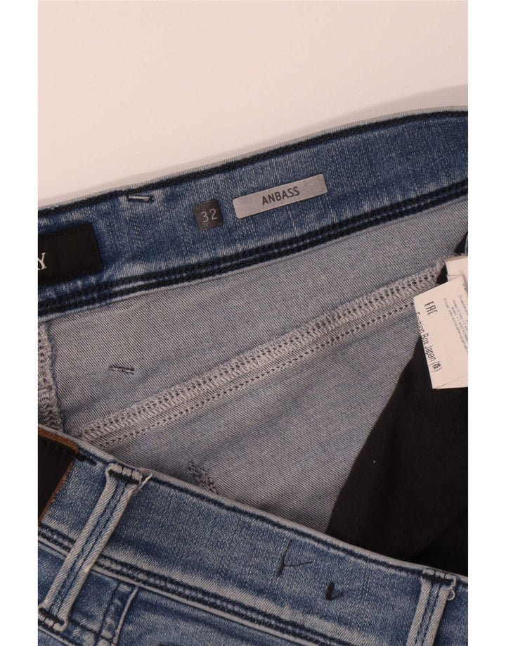 Vaqueros Replay Mujer Anbass Slim W32 L32 Poliéster Azul