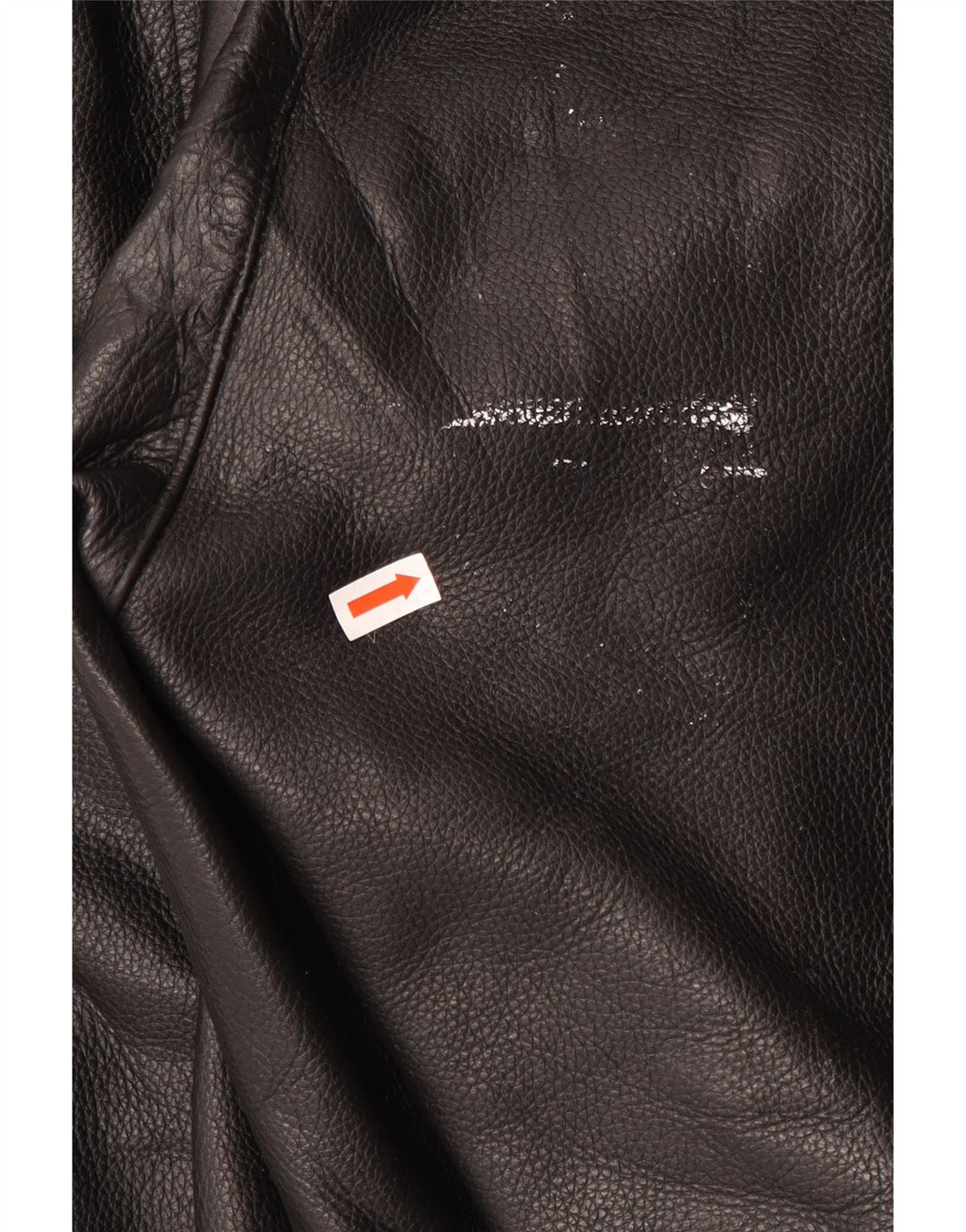 Akito Pantalones de cuero cónicos para hombre IT 46 Small W32 L32 Negro