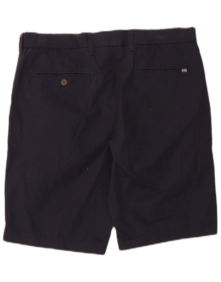 Marks & Spencer Pantalones cortos chinos para hombre W34 Grande Algodón azul marino