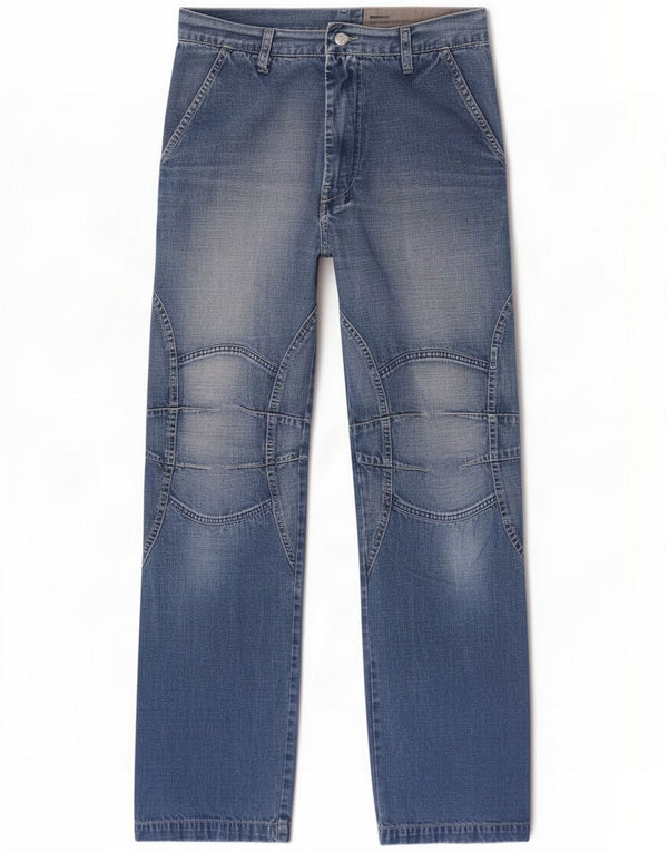 Diesel Jeans de pierna ancha para hombre W28 L30 Algodón azul