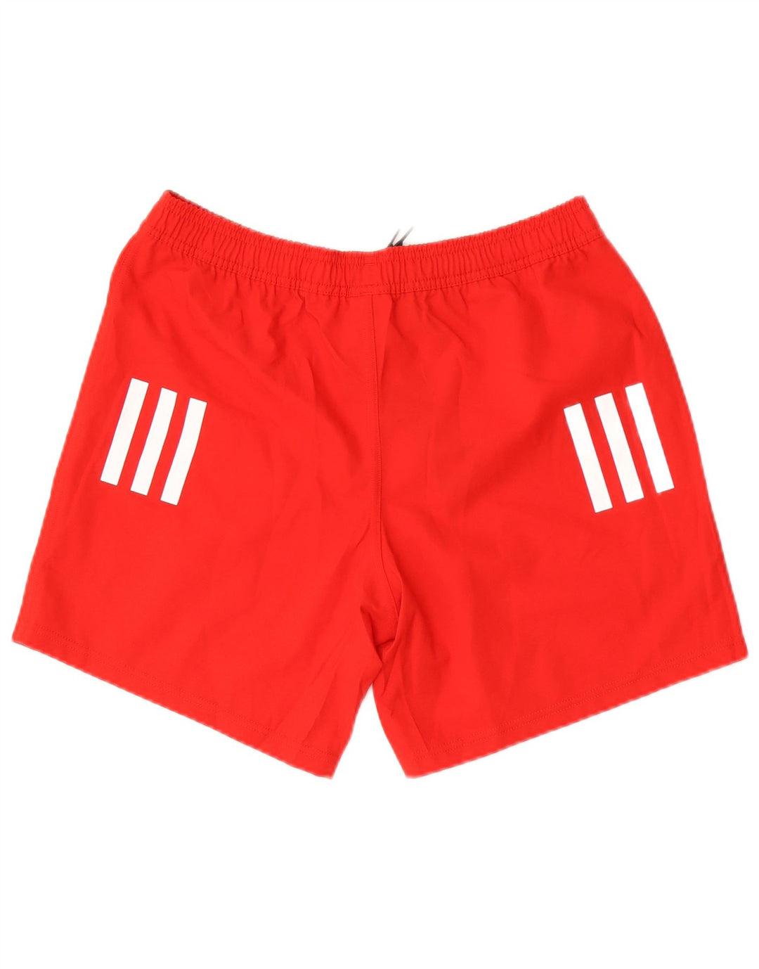 Adidas - Pantalones cortos deportivos para hombre, talla grande, poliéster rojo