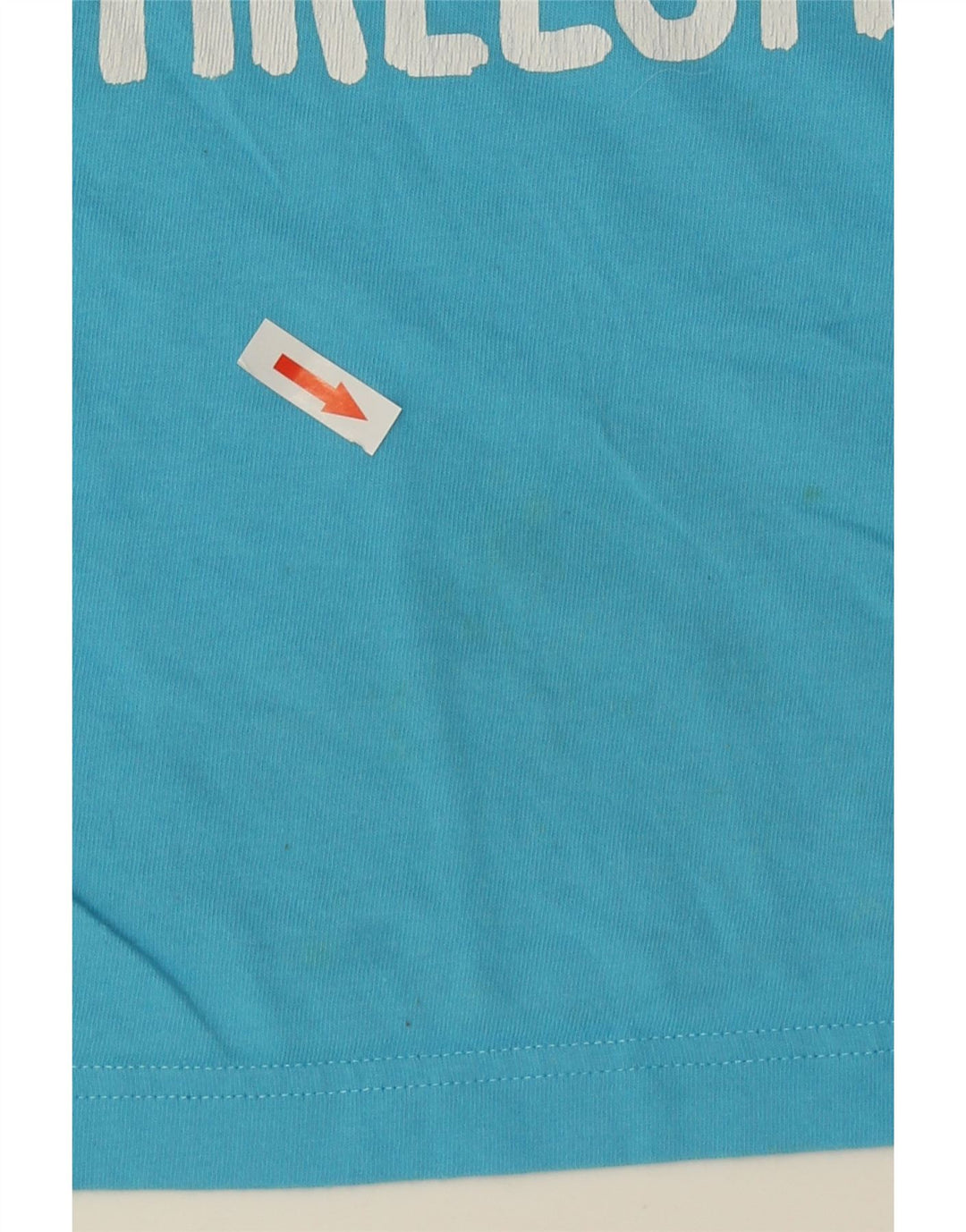 Adidas Hombre Camiseta Gráfica Top Azul Medio