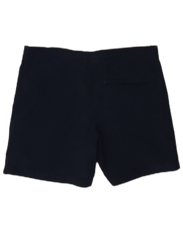 Nike Dri Fit - Pantalones cortos deportivos para hombre, talla pequeña, poliéster, color azul marino