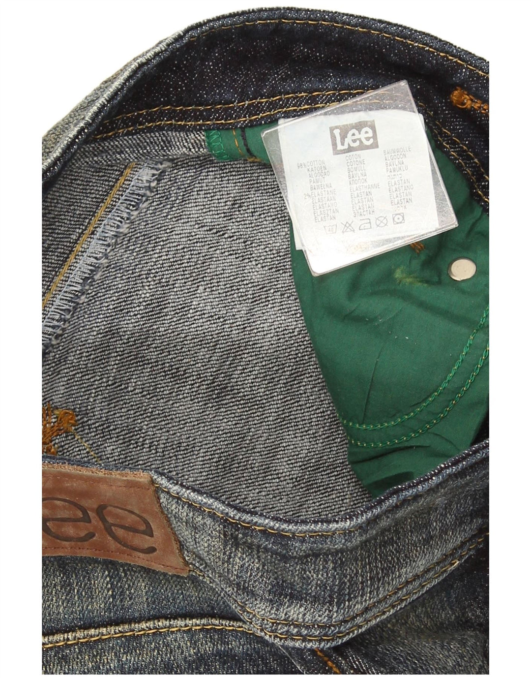 Vaqueros Lee Leola Bootcut para mujer W26 L33 Algodón azul marino