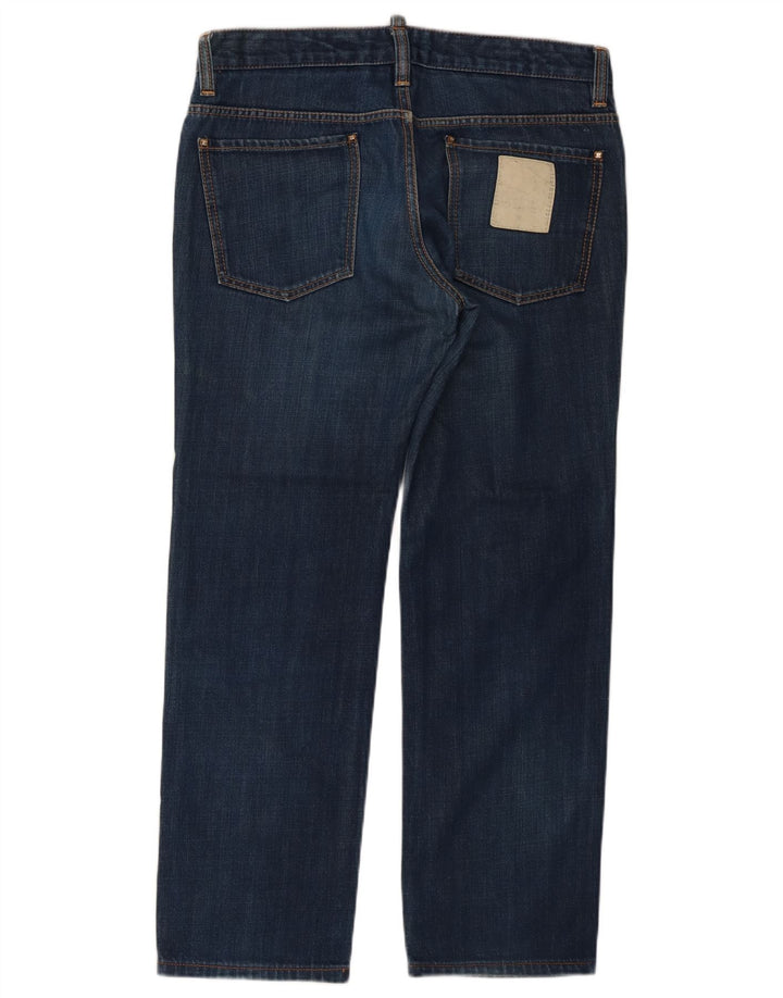 Vaqueros rectos para hombre Dsquared2 IT 48 Medium W34 L29 Algodón azul