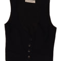 Chaleco Zara Mujer UK 6 XS Negro Poliéster