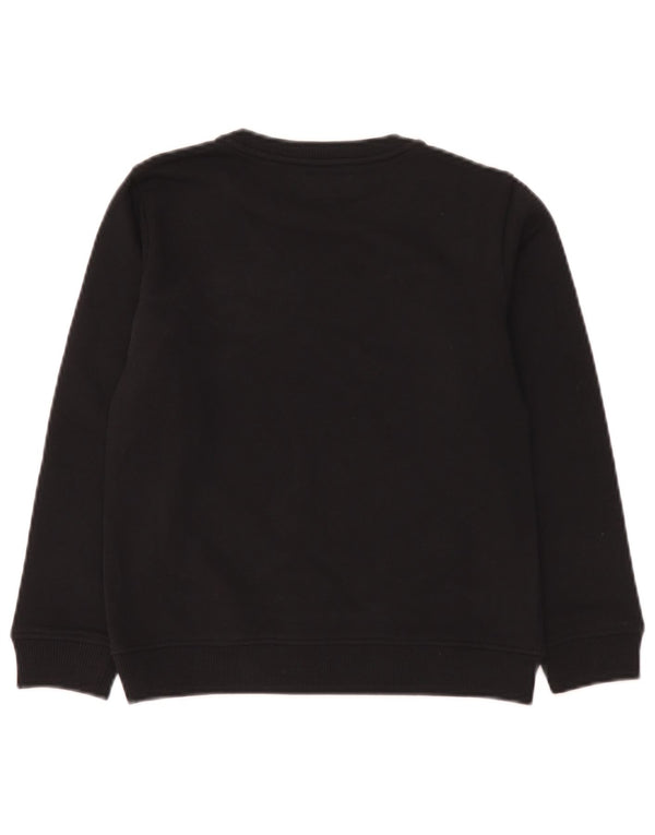 Emporio Armani Sudadera estampada para niños 9-10 años Algodón negro
