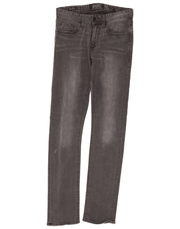 Superdry Vaqueros ajustados para hombre W29 L32 Algodón gris