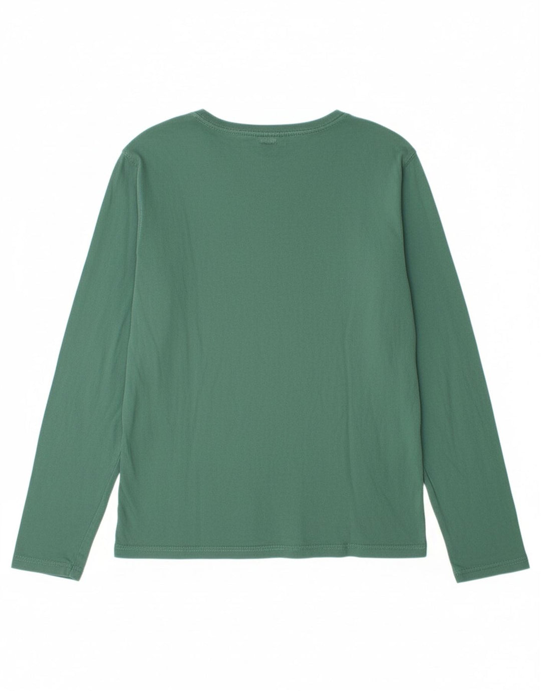 TOMMY HILFIGER Mens Graphic Top Long Sleeve Medium Green Cotton