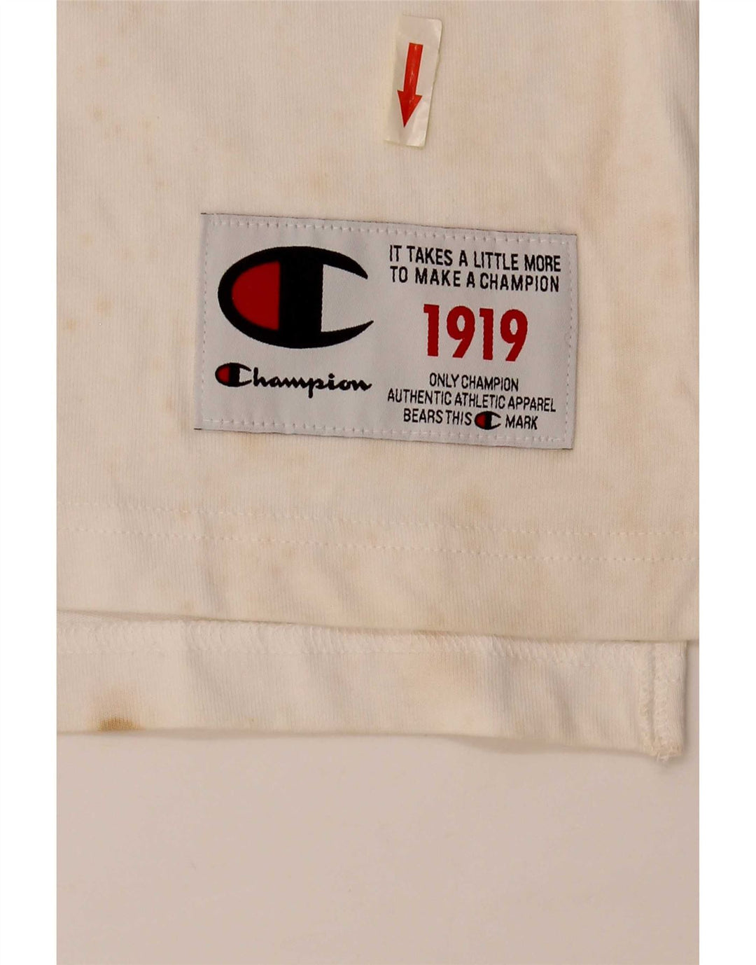 Champion Camiseta Gráfica Para Hombre Top Medium Blanco Colorblock