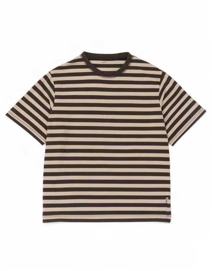 Jack & Jones Hombre Camiseta Top Large Gris Rayas Algodón