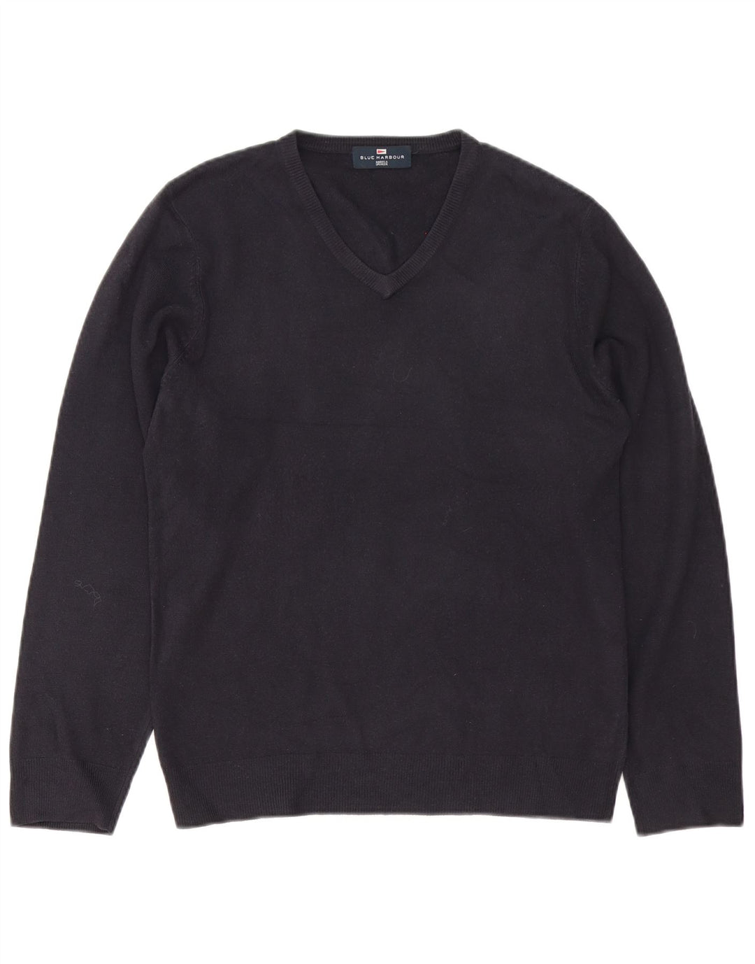 Marks & Spencer Jersey Azul Marino con Cuello en V para Hombre Acrílico Azul Marino Pequeño