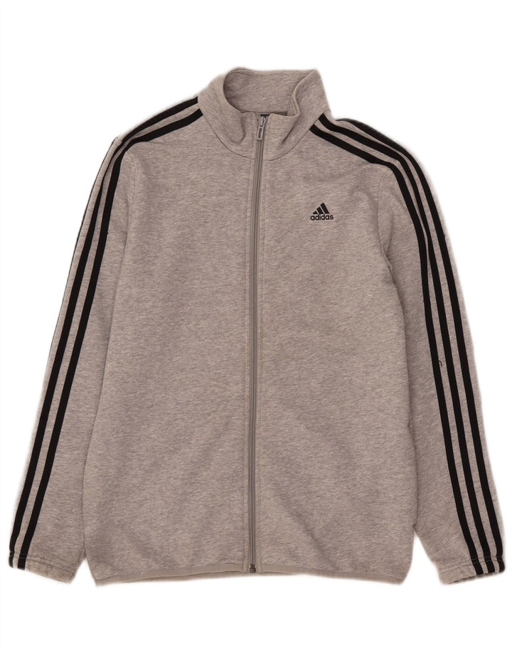 Adidas - Chándal para niño, chaqueta superior, 13-14 años, algodón gris