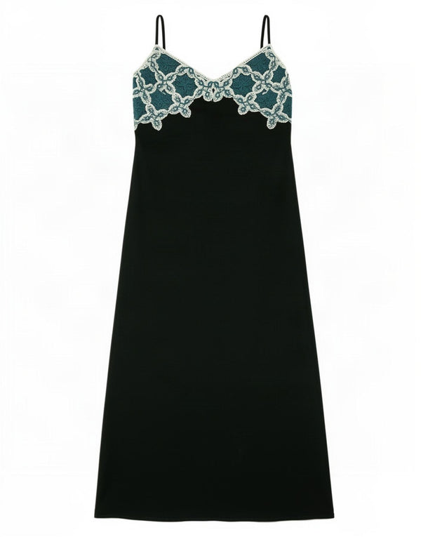 Zara Vestido largo de terciopelo sin mangas para mujer UK 44 Poliéster floral verde grande