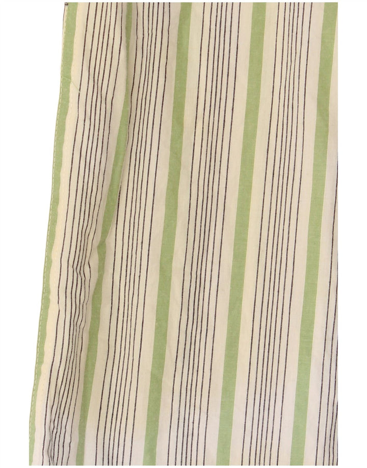 Camisa Izod Hombre Mediana Algodón Rayas Blancas