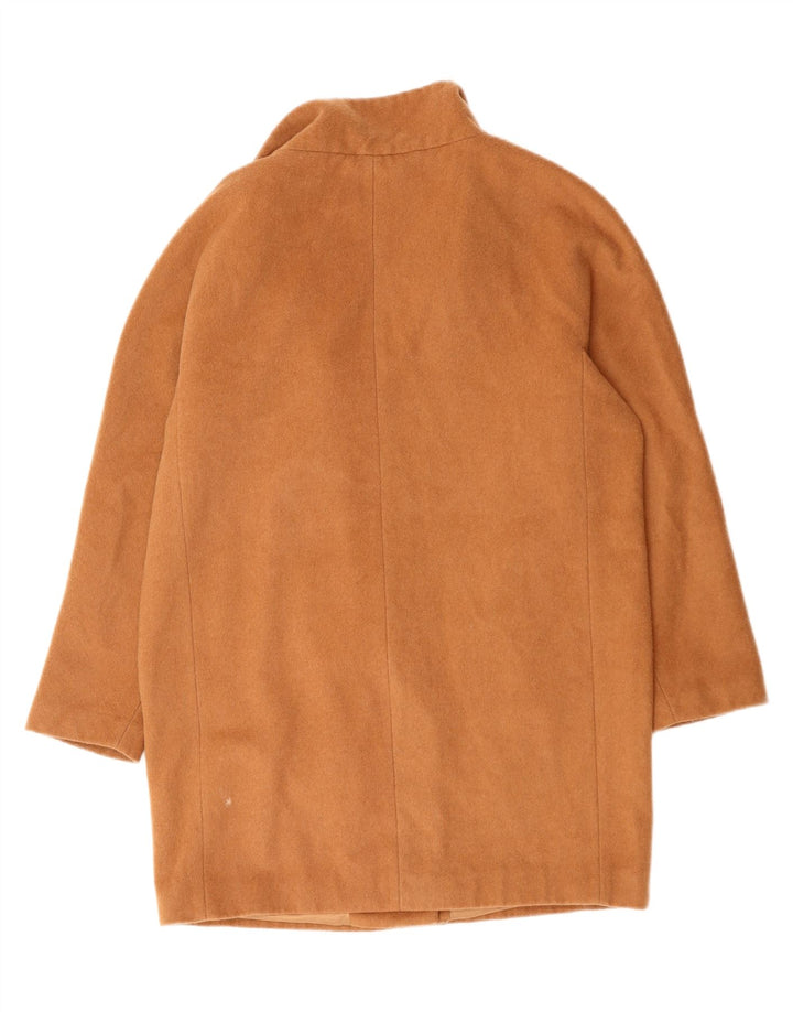 Jaeger Abrigo holgado para mujer UK 44 Lana marrón medio