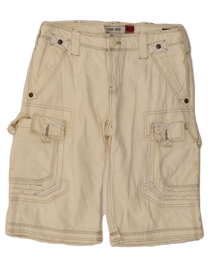 OVS Boys Cargo Shorts 13-14 Years W30 Beige Cotton Vintage OVS and Second-Hand OVS from Messina Hembry 