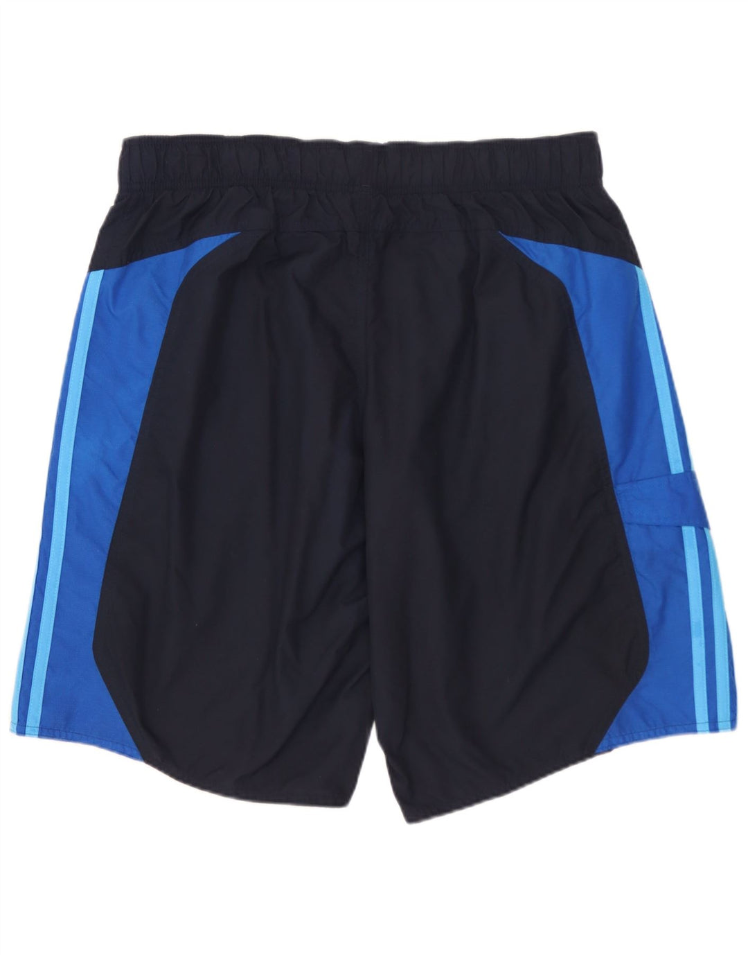 Adidas Hombre Cargo Bañador Shorts Medium Azul Marino Colorblock Nylon