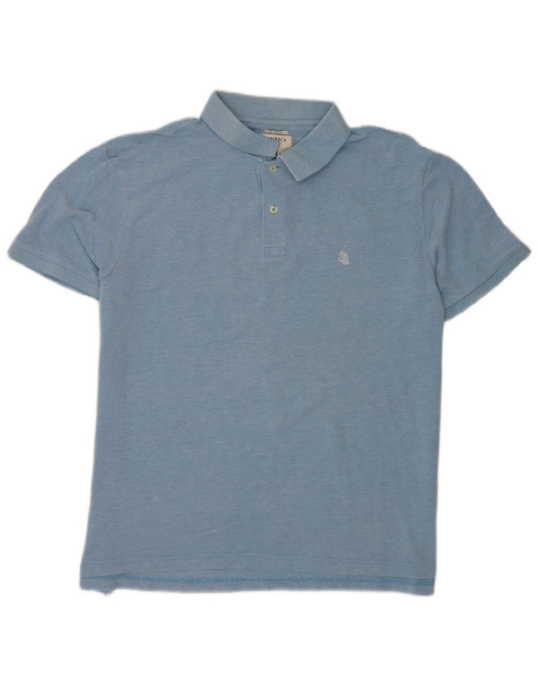 Nautica Polo Slim Fit Hombre XL Algodón Azul