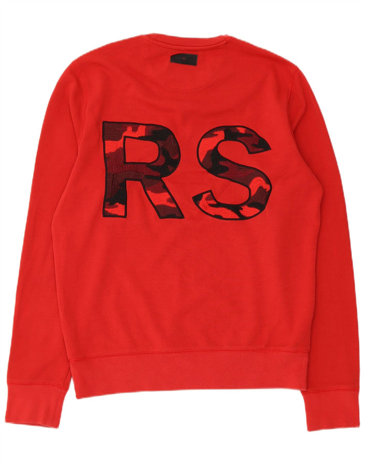 Michael Kors Sudadera gráfica para mujer Jumper Reino Unido 14 Algodón rojo mediano