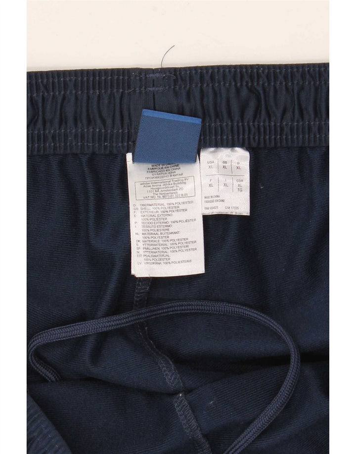 Reebok Pantalón De Chándal Gráfico Hombre XL Azul Marino Colorblock Poliéster