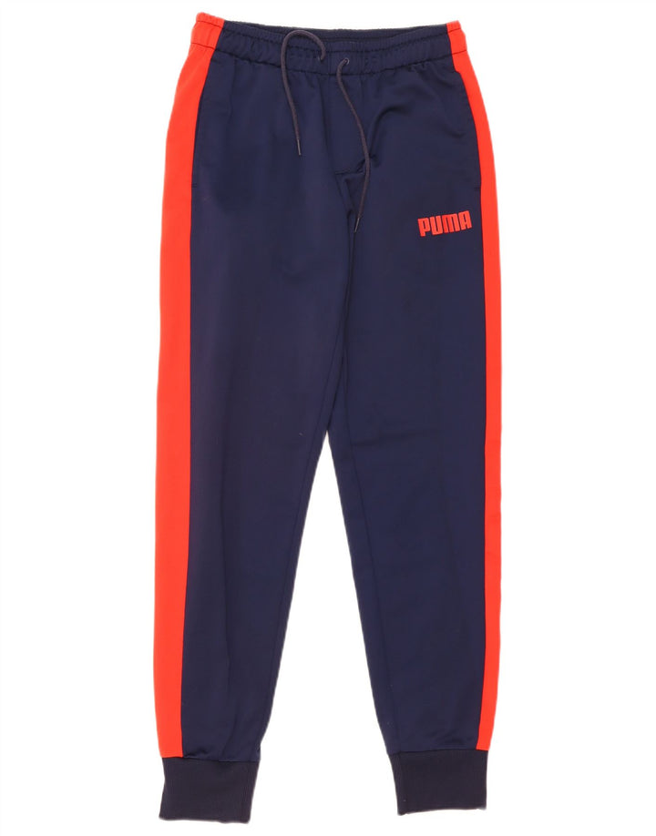 Puma Pantalones De Chándal Joggers Medium Azul Marino Colorblock