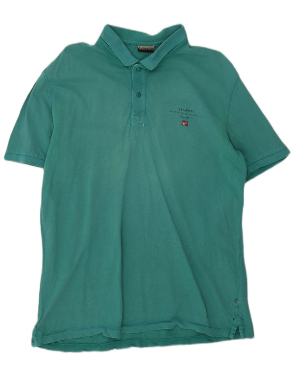 Napapijri Polo Hombre XL Algodón Verde