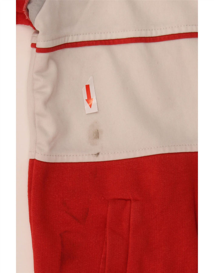 French Connection Chaqueta superior de chándal para mujer UK 46 Grande Rojo Colorblock