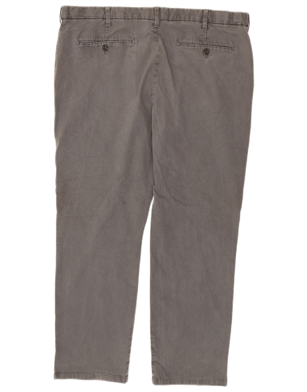 Marks & Spencer Pantalón chino de corte regular para hombre W42 L31 Algodón gris