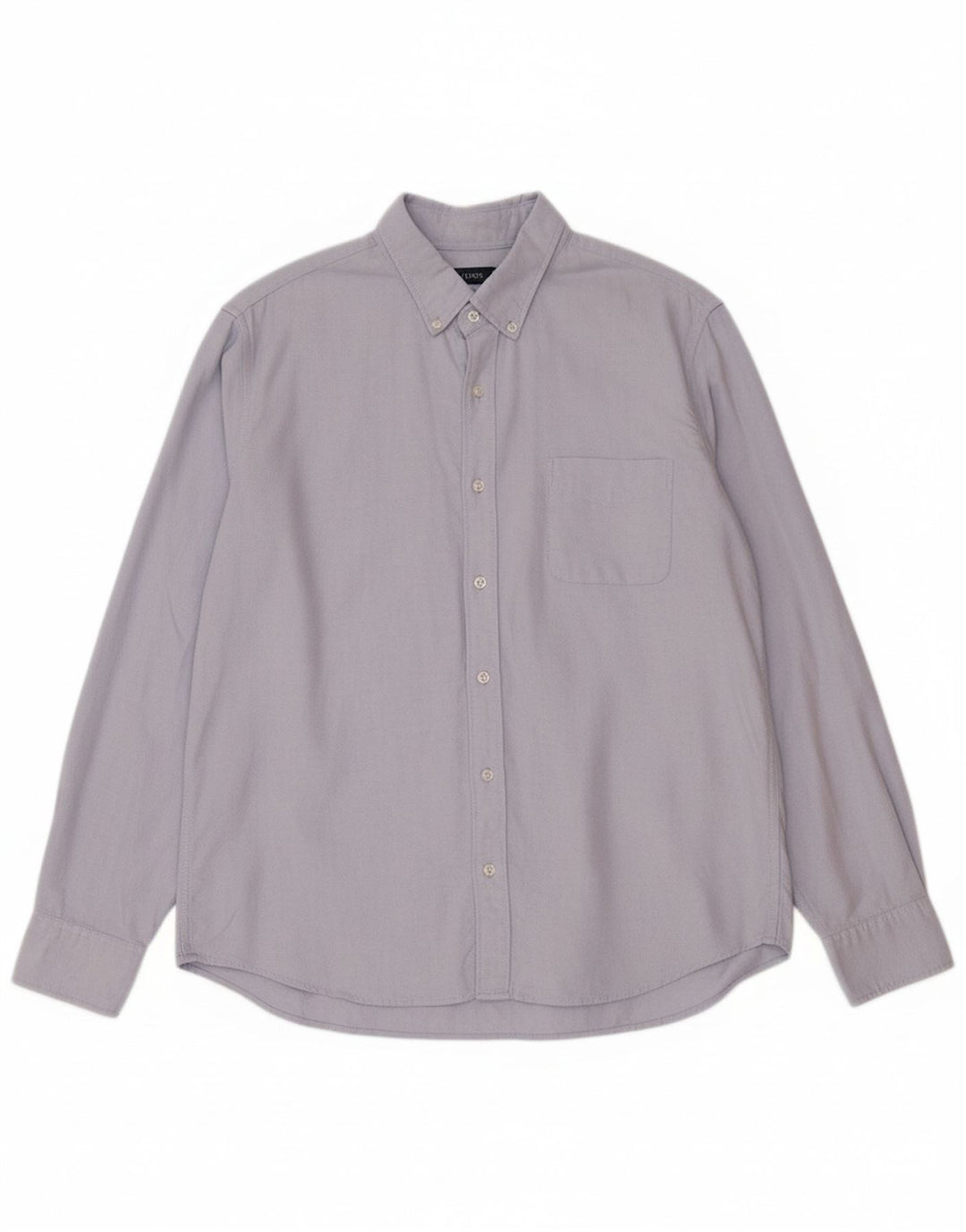 J. CREW Mens Flex Shirt Size 17 1/2 XL Blue Cotton