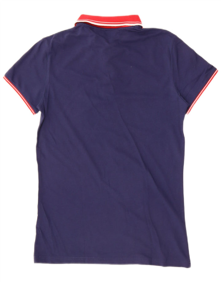 Kappa Polo Hombre Grande Azul Marino Algodón