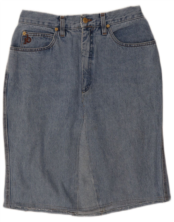 Falda Vaquera Roccobarocco Mujer W33 Grande Algodón Azul
