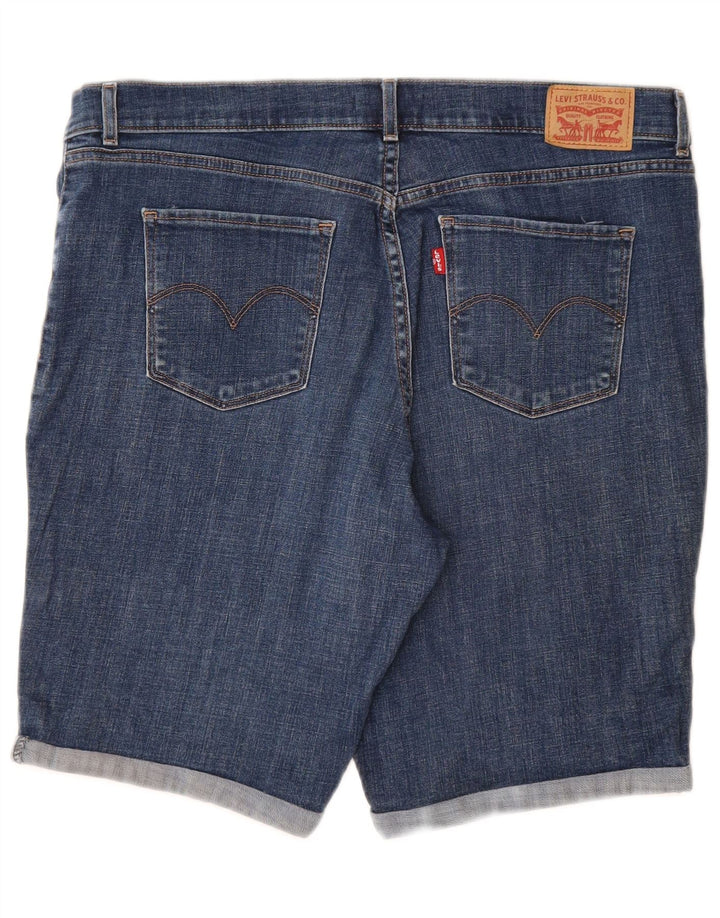 LEVI'S Bermudas vaqueras para mujer W32 Algodón azul grande