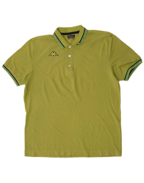 Polo Kappa Hombre Verde Grande