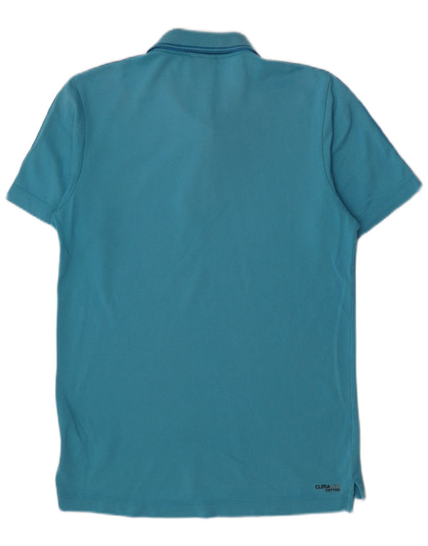 Adidas Mens Clima 365 Polo Camisa Pequeña Algodón Azul