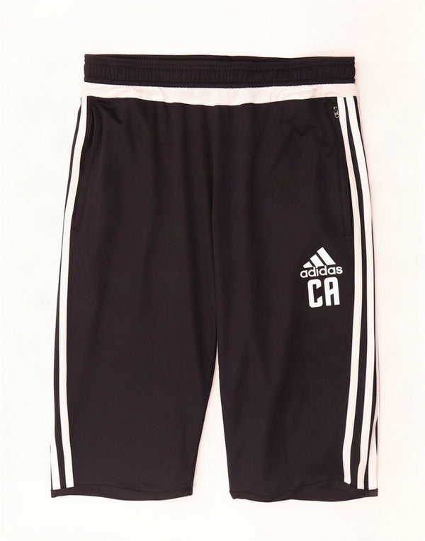 Adidas Mens Climacool Graphic Sport Shorts Medio Negro Poliéster
