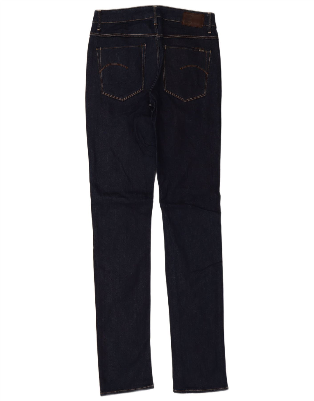 Jeans Rectos G-Star Mujer W28 L34 Algodón Azul Marino
