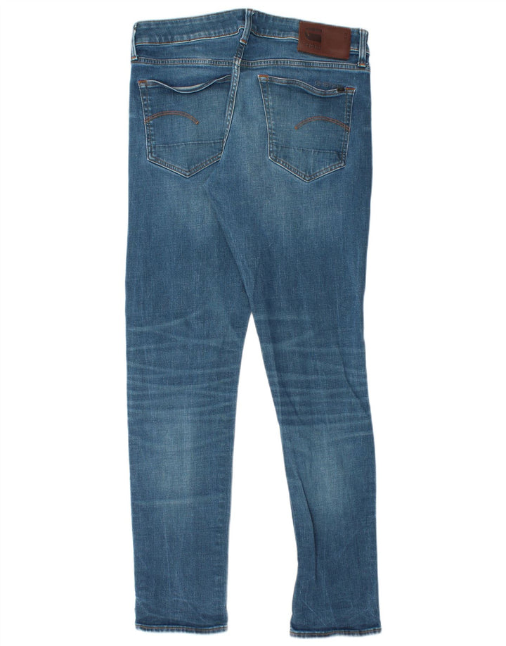 Vaqueros G-Star Hombre 3301 Slim W32 L32 Algodón Azul