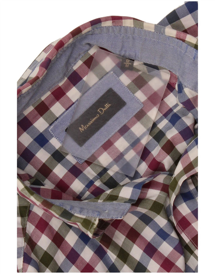 Camisa Massimo Dutti Hombre Mediana Vichy Multicolor