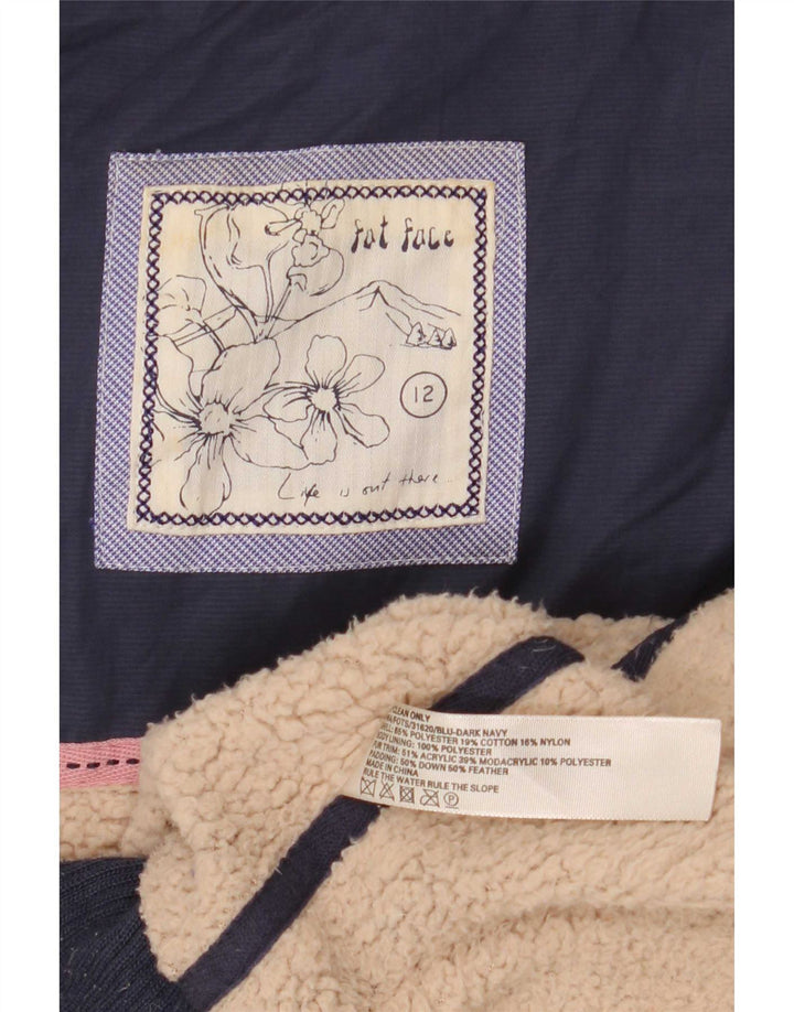 Chaleco acolchado para mujer Fat Face UK 40 Mediano Azul marino Poliéster
