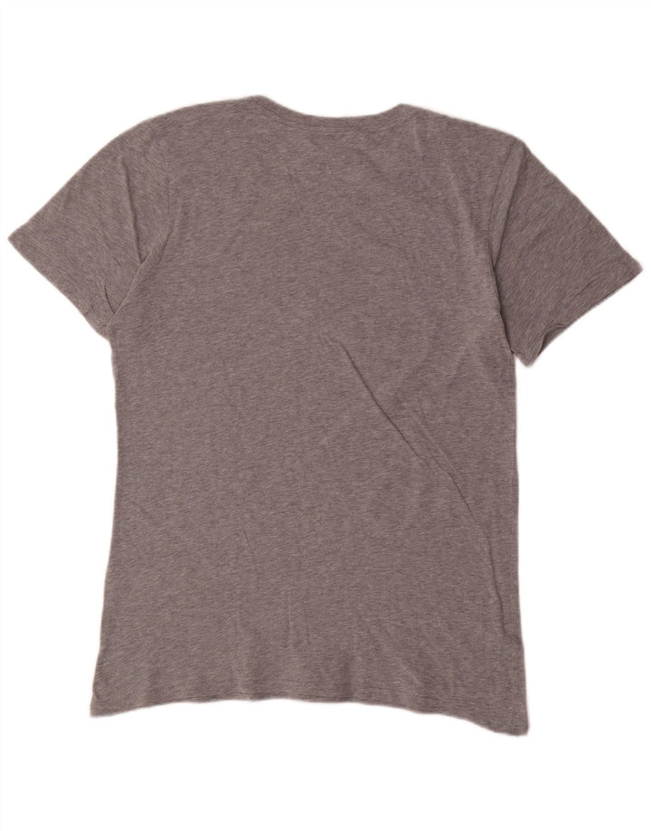 Nike - Camiseta gráfica para hombre, talla pequeña, algodón gris