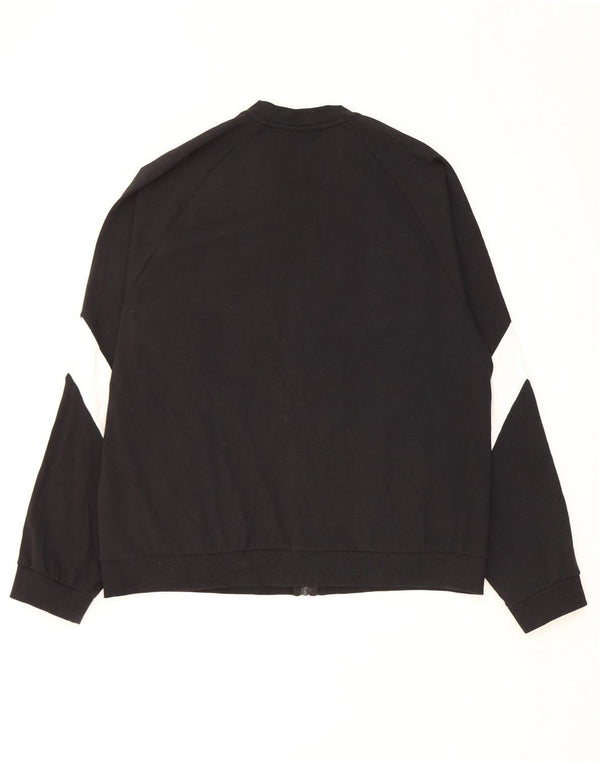 Diadora Hombre Chándal Top Jacket XL Negro Colorblock Algodón