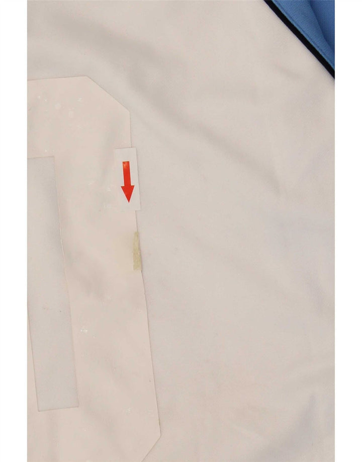 Asics Hombre Camiseta Gráfica Top Azul Medio Colorblock Poliéster