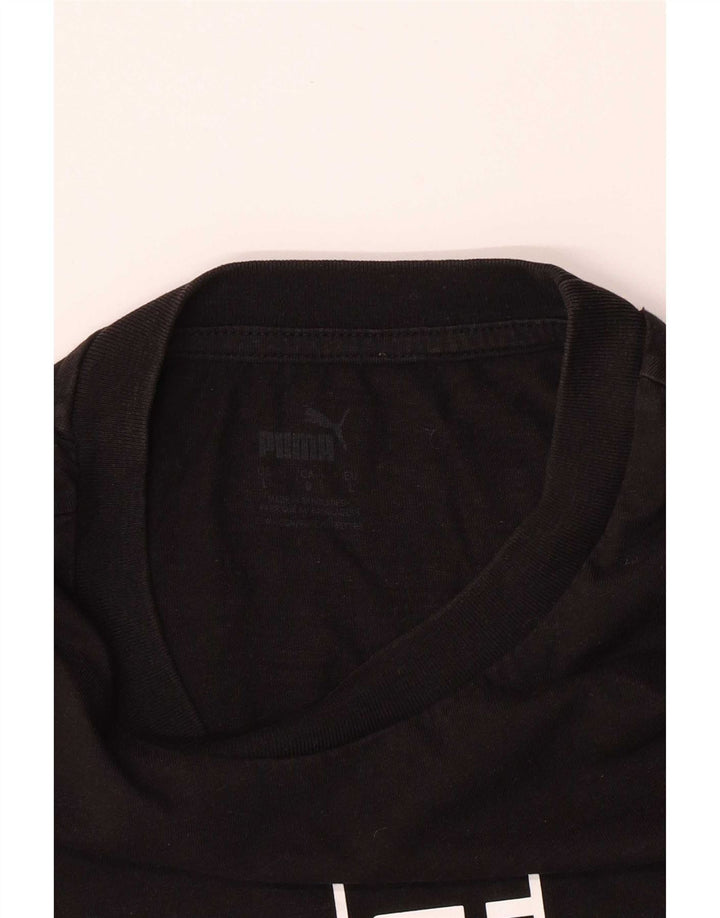 Puma - Camiseta gráfica para hombre, talla grande, color negro