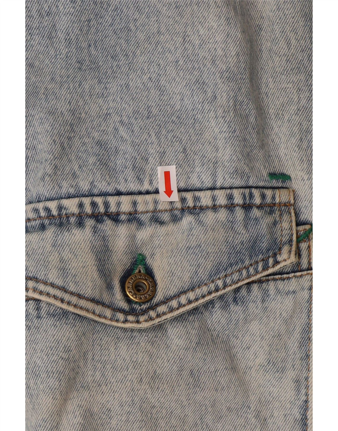 CARRERA Chaqueta vaquera Sherpa para niño 11-12 años Algodón azul