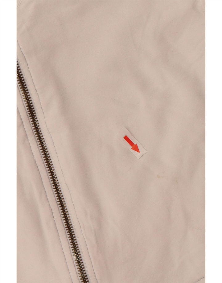 MURPHY & NYE Chaqueta superior de chándal con gráfico para mujer UK 10 Small White